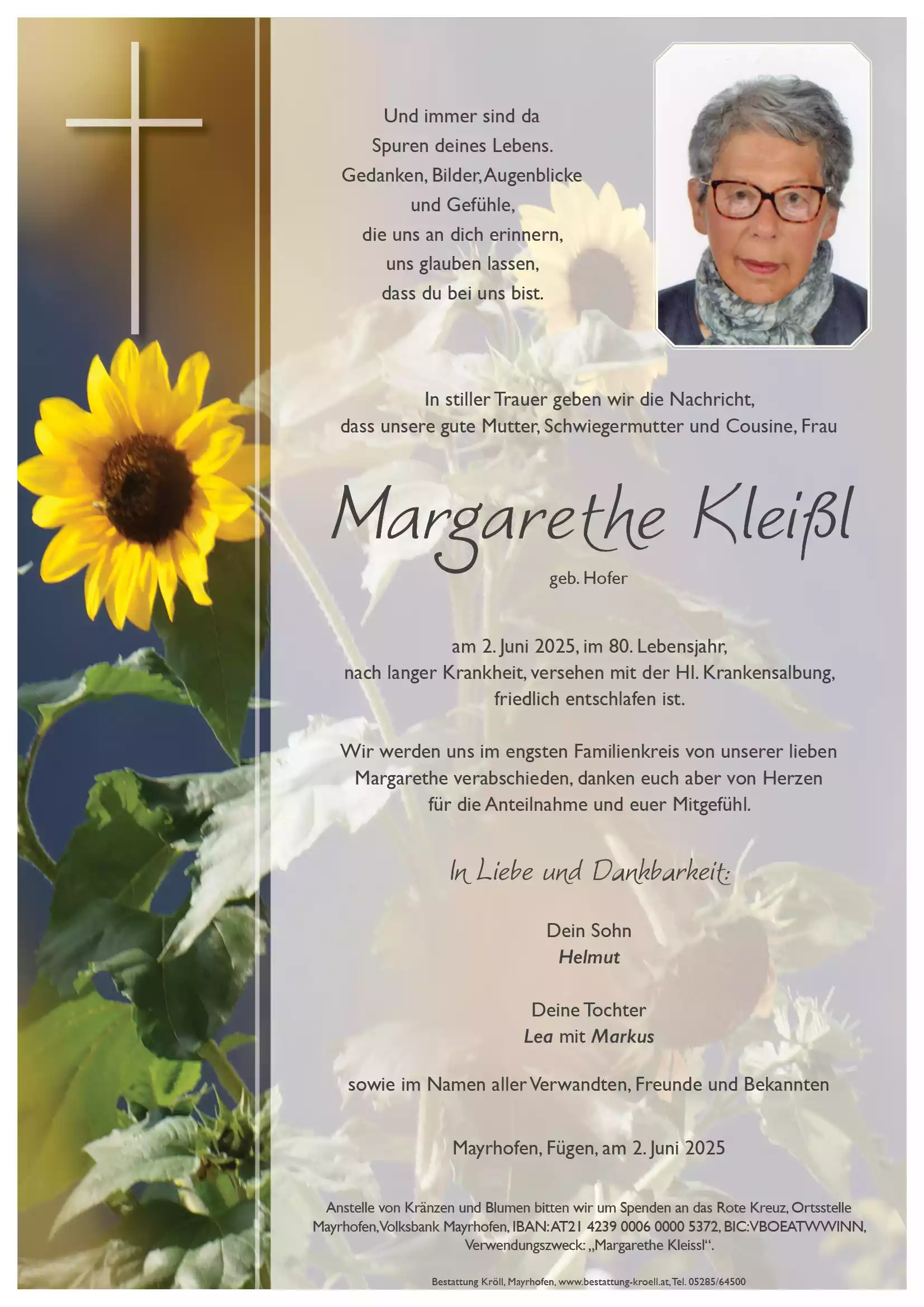 Parte von Margarethe Kleißl